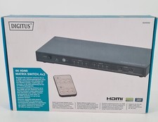 4K HDMI Matrix Switch 4x2 Ultra HD 3D 4096x2160 25-340 MHz Digitus DS-50304