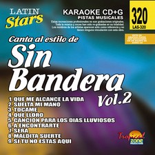 Karaoke Latin Stars 320 Sin Bandera Vol.2