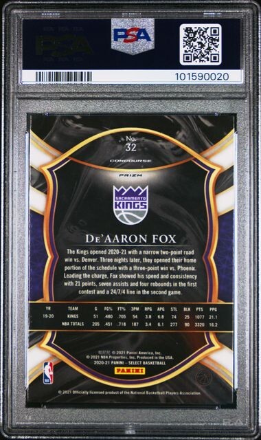 De'Aaron Fox RC autograph /199シリ silver De'Aaron Fox RC autograph /199シリ silver