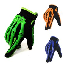 Skull Bone Skeleton Gloves Full Finger Windproof Gloves for Motorcycle Cycling