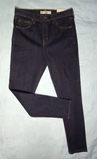 Topshop Jamie Woman's 30 x 26.5 Pinstripe Ankle Jeans 14 Hi Waist NWT