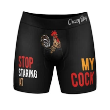 Mens Stop Staring At My  Boxer Briefs Funny Sarcastic Joke Graphic Novelty