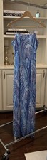 Alyce Designs Dress Beaded Blue Purple Prom Formal Size 4