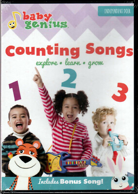 BABY Genius COUNTING SONGS a DVD Video CHILDREN Kid EDUCATION Teach LEARN How To