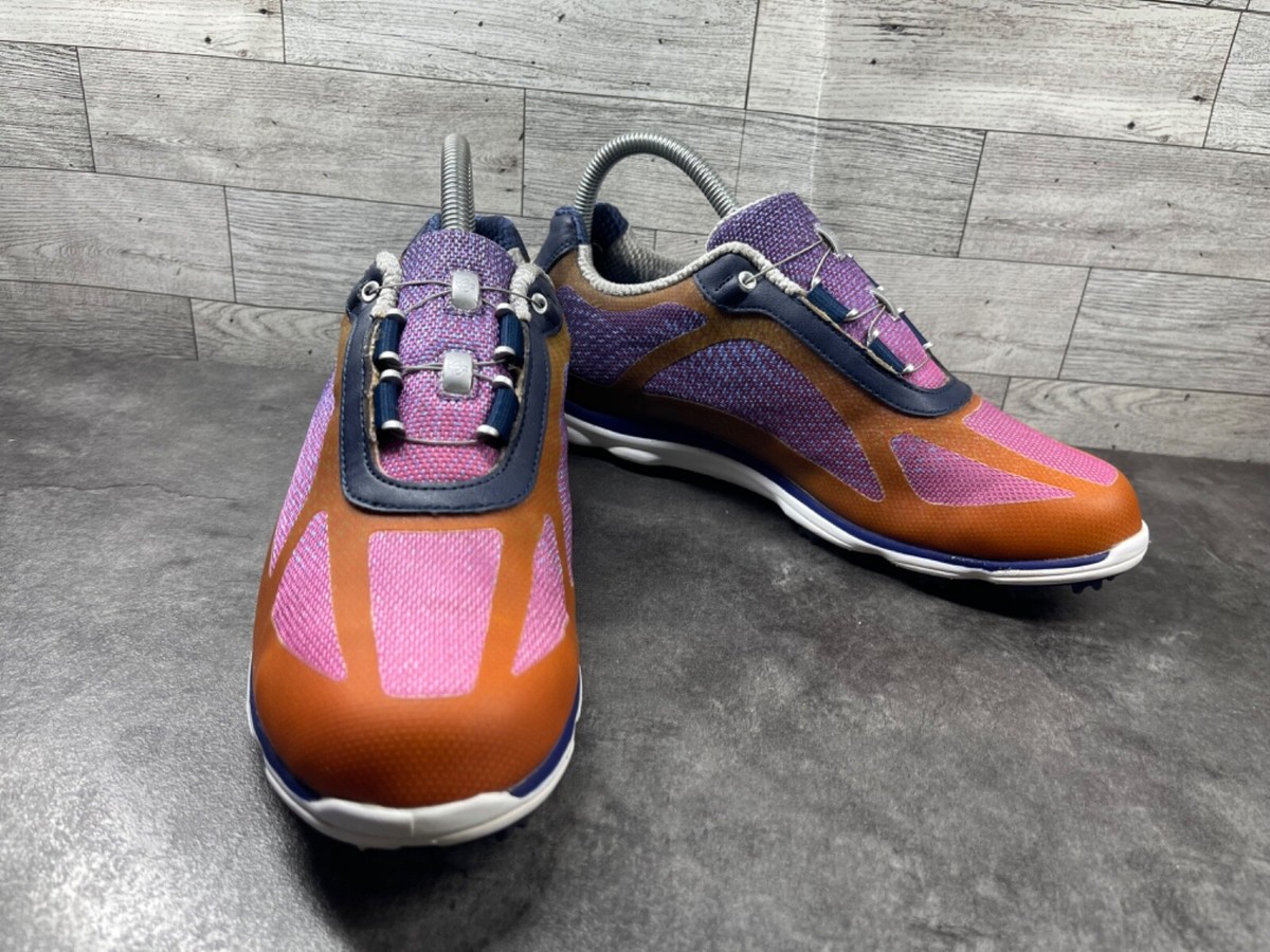 FootJoy Golf Sneakers Women M Empower Boa Shoes Purple Pink Lace