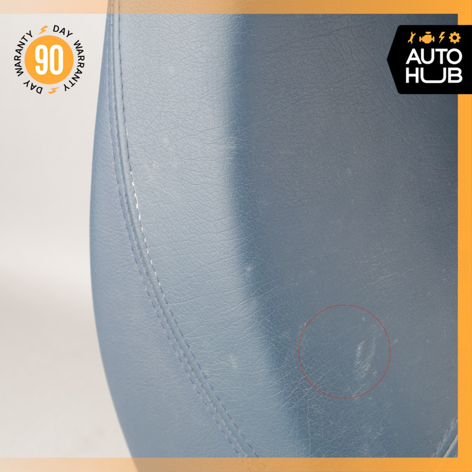Maserati M138 4200 Coupe Cambiocorsa Rear Seat Cushion Lower Bottom Blue OEM 20k