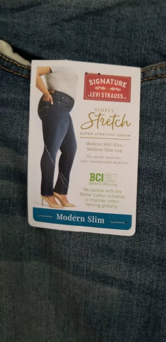 Signature by Levi Strauss Co. Women s Modern Slim Jeans Plus