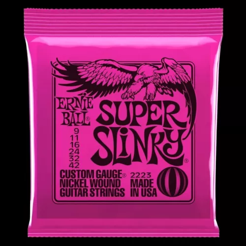 Ernie Ball 2223 Super Slinky Nickel Wound Electric Strings (FVS019933)
