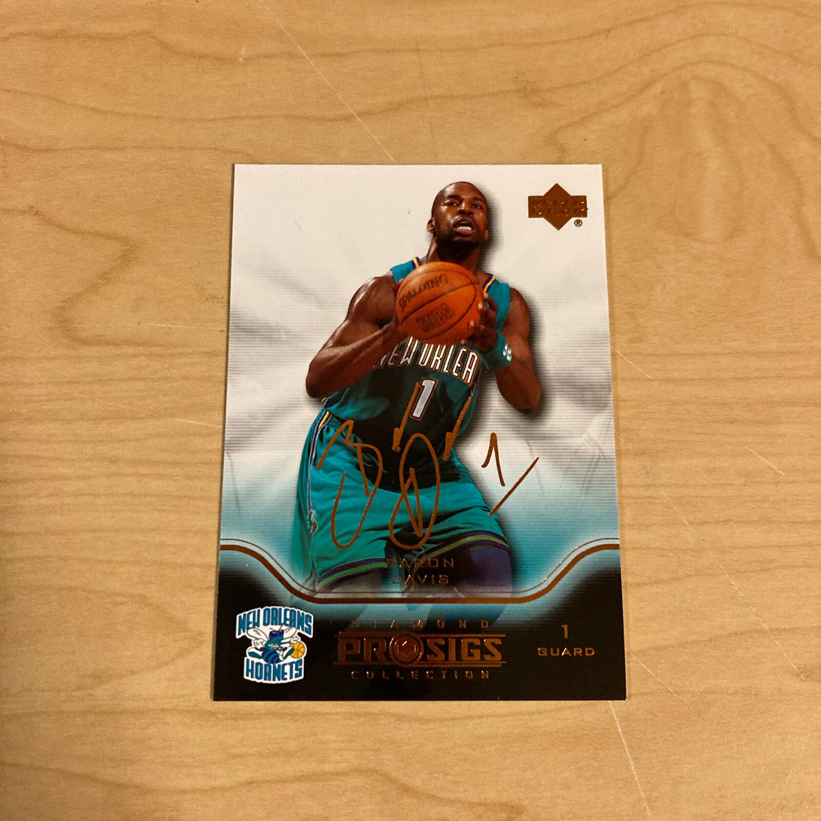 2004-05 Upper Deck Pro Sigs New Orleans Hornets Basketball Card #56 Baron Davis