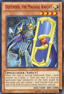 Defender, the Magical Knight - Red - DL14-EN006 - Rare - Unlimited Edition x1 -
