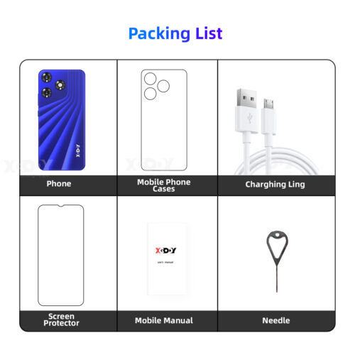 New 6.5 Inch Cell Phone Factory Unlocked Android Smartphone 8 Core Dual SIM 16GB - Picture 2 of 26