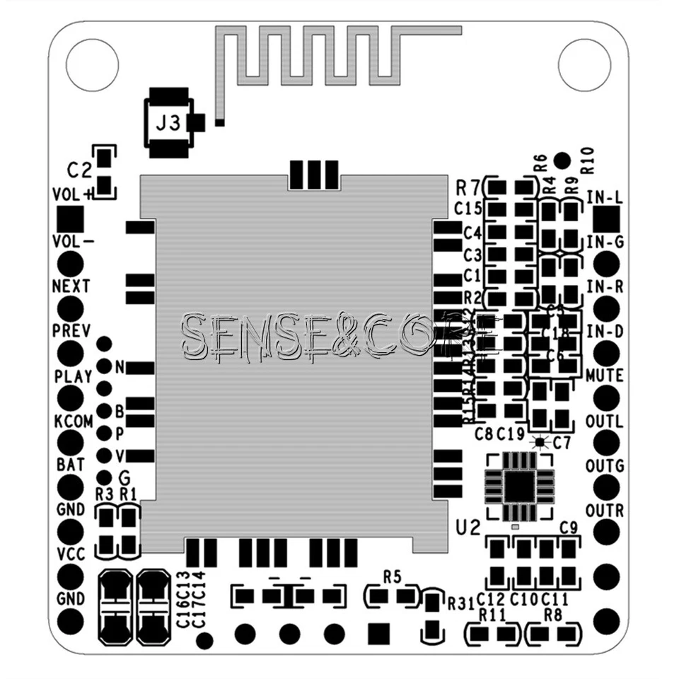 DC 12V 5V QCC3031 APTX Audio AUX Bluetooth 5.1 Receiver Module Board Amplifier - Bild 3 von 4