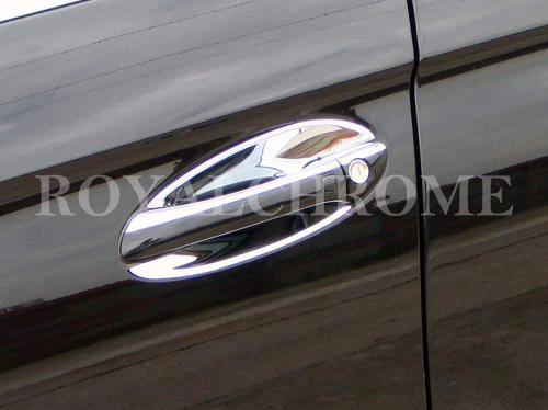 Enviar desde US X4 Cromo Manija Puerta Taza Cubiertas Cubo para Mercedes Benz C E S CLS Foto 3 de 4