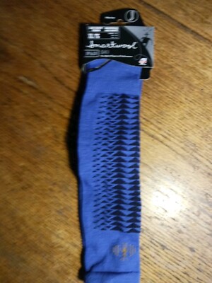 Smartwool socks skiing XL ski phd snowboard merino wool Downhill Racer Blue