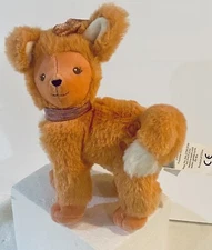 Mary Meyer Cozy Toes Plush Orange Toy Vintage 7” Tall