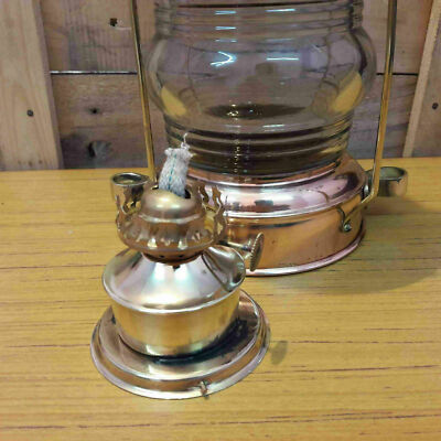New Brass Anchor Oil Lamp Maritime Ship Lantern Handmade Copper Gift