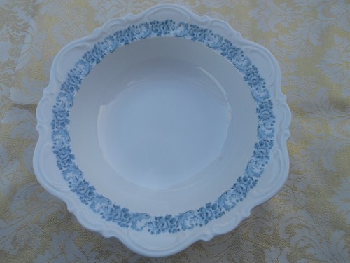 Mitterteich TARA  Bavaria GERMANY 10" Round Vegetable Bowl  Blue Flowers - Picture 1 of 4