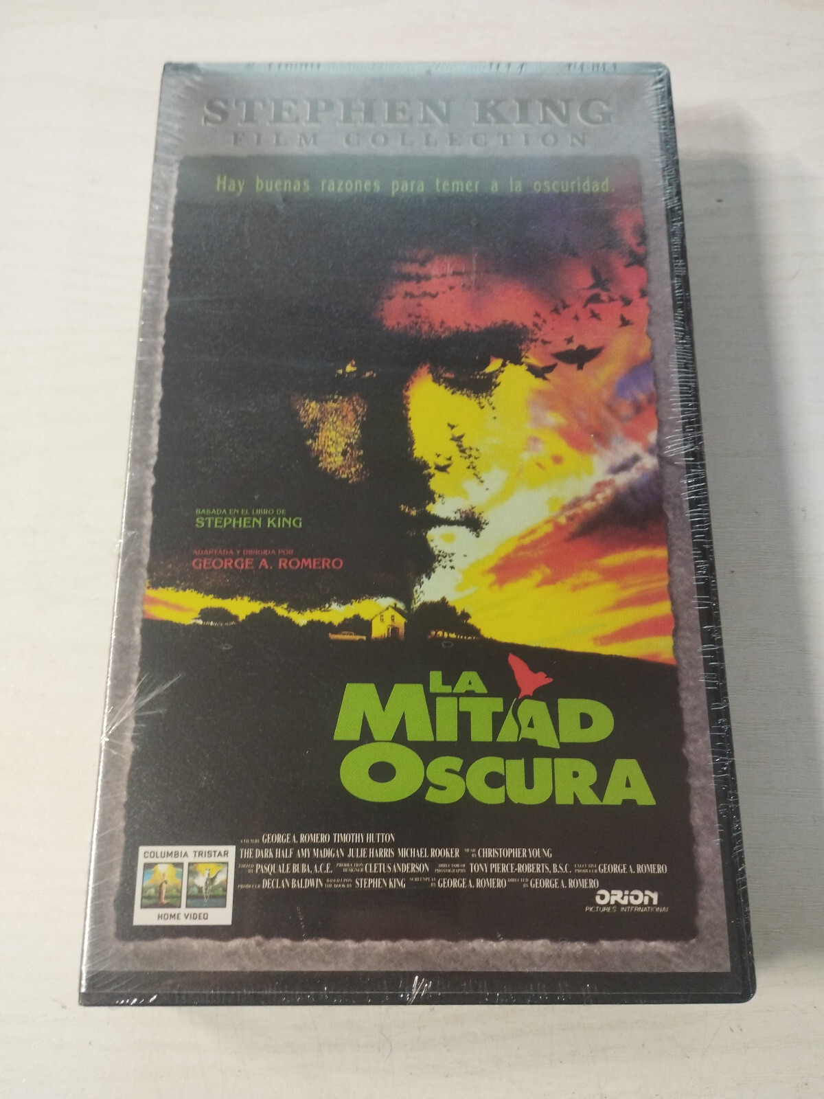 The Dark Half STEPHEN KING George A Romero Horror - VHS Tape Spanish New 3T