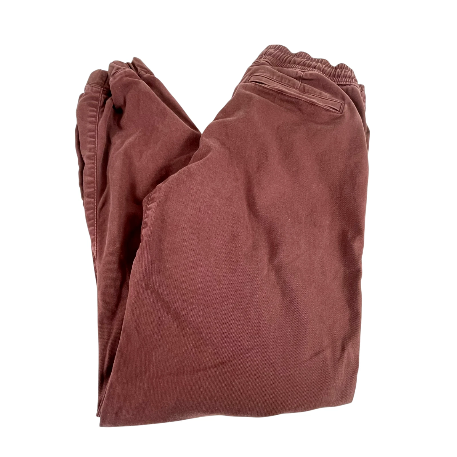 DU/ER Duer Jogger Pants Mens Sz XS Red Pockets Chino Drawstring