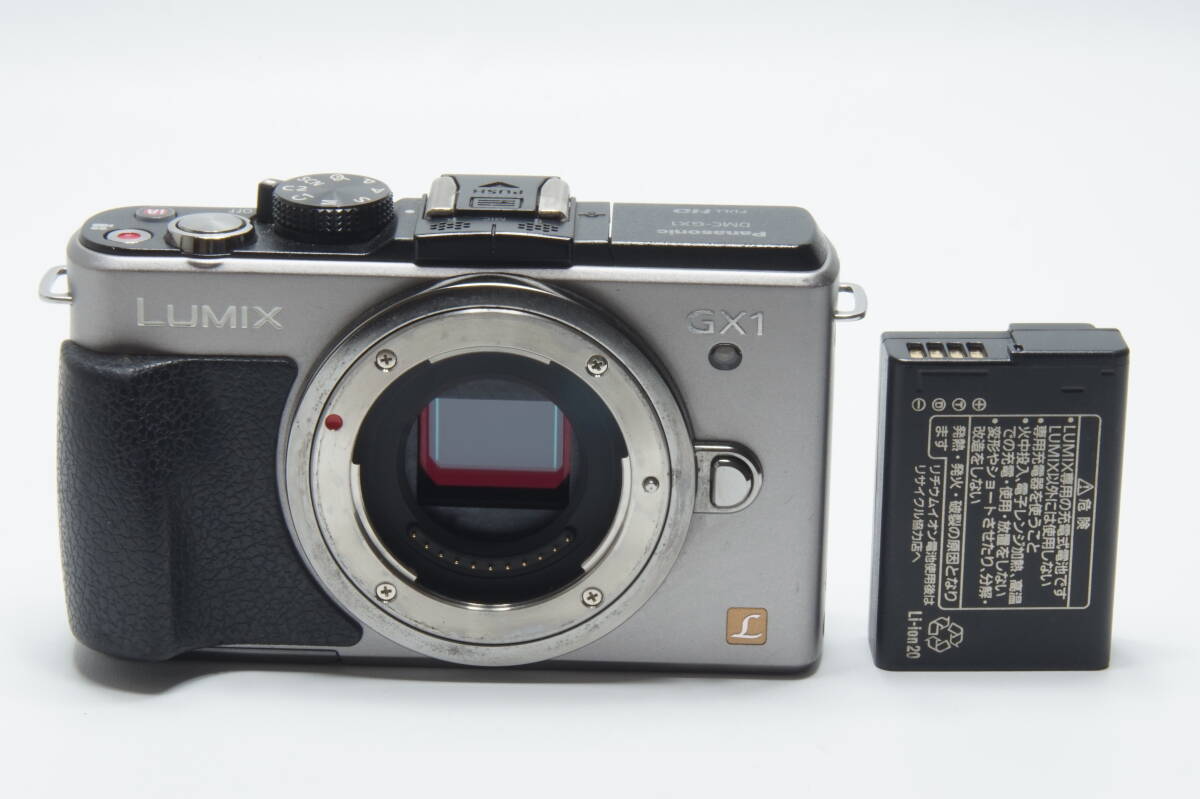 Panasonic Lumix DMC-GX1 Silver 16MP Body Digital Camera