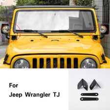 For 1997-2006 Jeep Wrangler Tj Led Light Windshield A-pillar Mount Brackets Kits