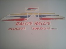 KIT COMPLET, Stickers autocollants  Peugeot 308 RALLYE 