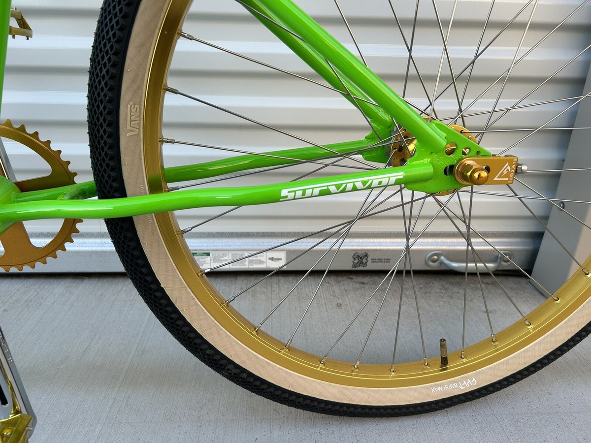 Kuwahara Survivor 26” BMX Cruiser Retro Lime Green Upgraded New | eBay