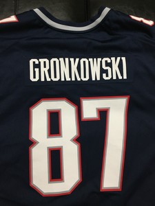 Rob Gronkowski 87 Super Bowl Li Patriots Jersey Nike On Field Men X 3xl Used Ebay