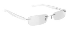 Scojo Gel Rimless Slim Rectangle in Midnight,Grey.Crystal,Tortoise,White Rubber