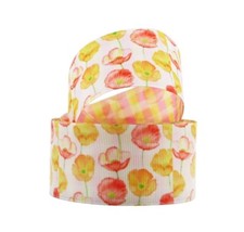1.5" Double Sided GROSGRAIN RIBBON Hair Bow Supplies 1061999 Flowers Gingham