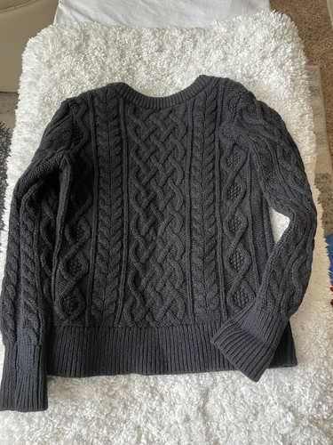 Gap Kids Girls Sz. S Black Cable Knit Sweater. Classic, Excellent Quality - Picture 7 of 10
