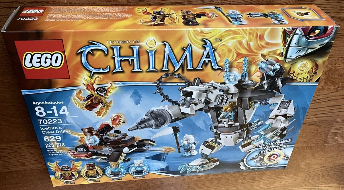 ブラッキーコンプリートセット LEGO LEGENDS OF CHIMA: Icebite's Claw Driller (70223) for sale