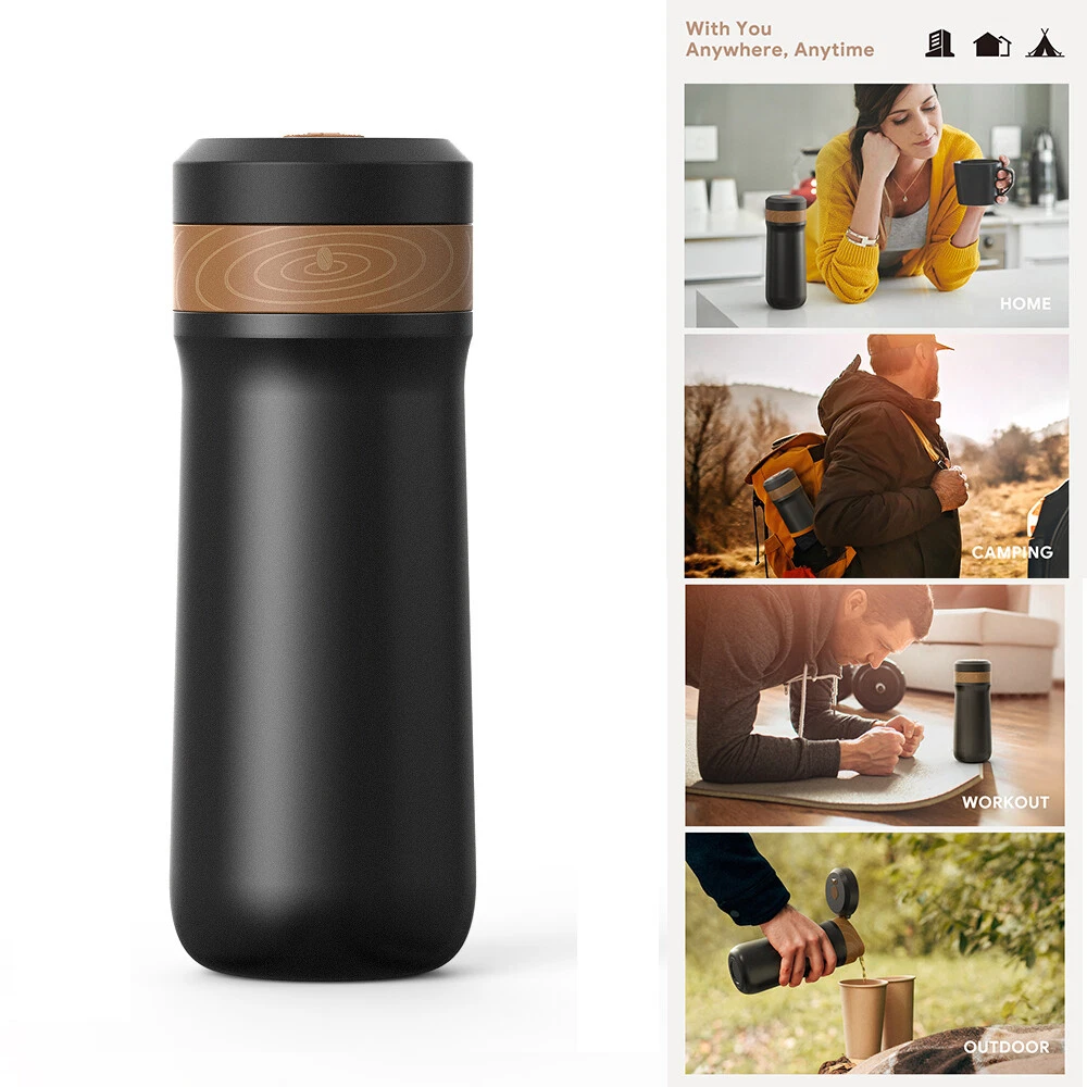 i Cafilas French Press Coffee Tea & Expresso Maker Portable Heat Resistant 320ml