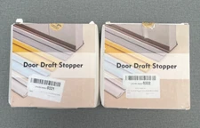 2 PACK Rubble Under Door Bottom Seal Strip Stopper  Soundproof Door Strip