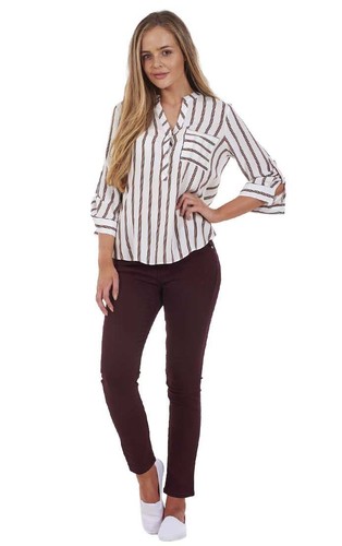 Ladies Push Up Skinny Stretch Pockets Jeggings Mid Waist Jeans Sizes 6, 8 & 10 - Picture 5 of 39