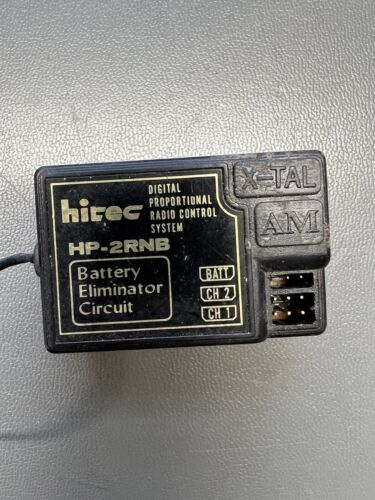 HITEC RECEIVER HP-2RNB AM 2CH/ VINTAGE RC PARTS/VINTAGE RC CAR/VINTAGE RC TRUCK - Picture 2 of 6