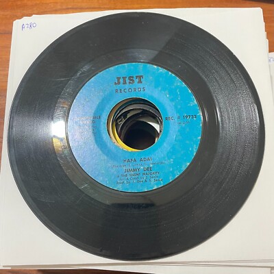 JImmy Dee & The Silent Majority 7'' Record Hafa Adai / Who Is To Blame Jist a280
