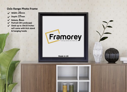 Sqaure Size Picture Frames Oslo Range With or Without White Mount - Picture 10 of 79
