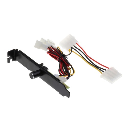 3 poliger PC Lüfter Controller Kit 12 V PCI Back Slot Controller - Afbeelding 8 van 9