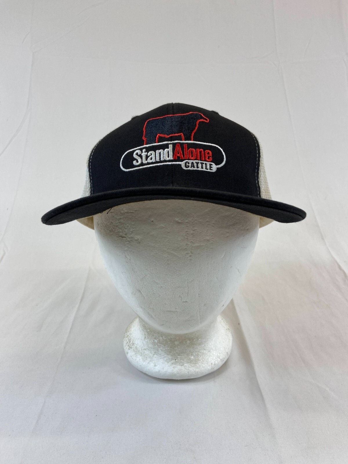 Stand Alone Cattle Baseball Cap Snapback Hat Mesh… - image 1