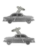refA5 US Customline 1950's   classic car 3D cufflinks classic car gift boxed