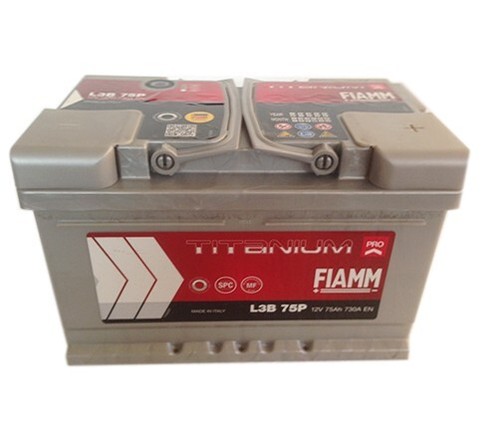 BATTERIA FIAMM 75Ah 730A FORD FOCUS C-MAX 1.6 1.8 2.0 TDCI OPEL L3B75P - Foto 2 di 5