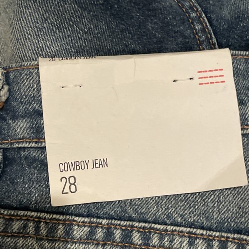 BDG Urban Outfitters High-Waisted Cowboy Jean Sz 28 Light Distressing NWT - Picture 6 of 12