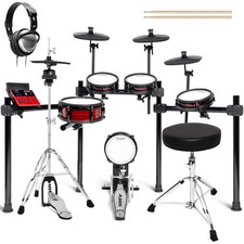 Alesis Nitro Ultimate 9-Piece Electronic Drum Kit DRUM ESSENTIALS BUNDLE