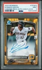 Konnor Griffin /50 Auto Prospect Gold Lava 2025 Bowman SSP MINT PSA 9