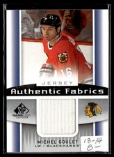 2013-14 SP Game Used Authentic Fabrics Michel Goulet Chicago Blackhawks #AF-MG