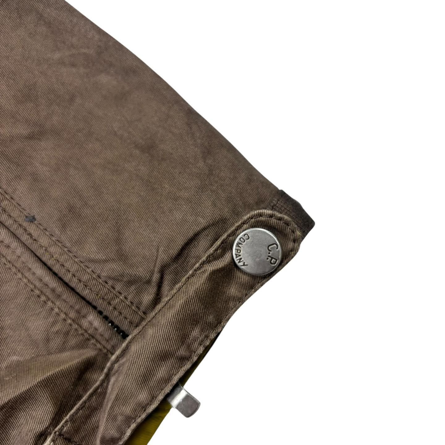 C.P. Company Vintage 90s Hooded Jacket | Olive Brown | Italy | Garment Dyed | M thumbnail 9