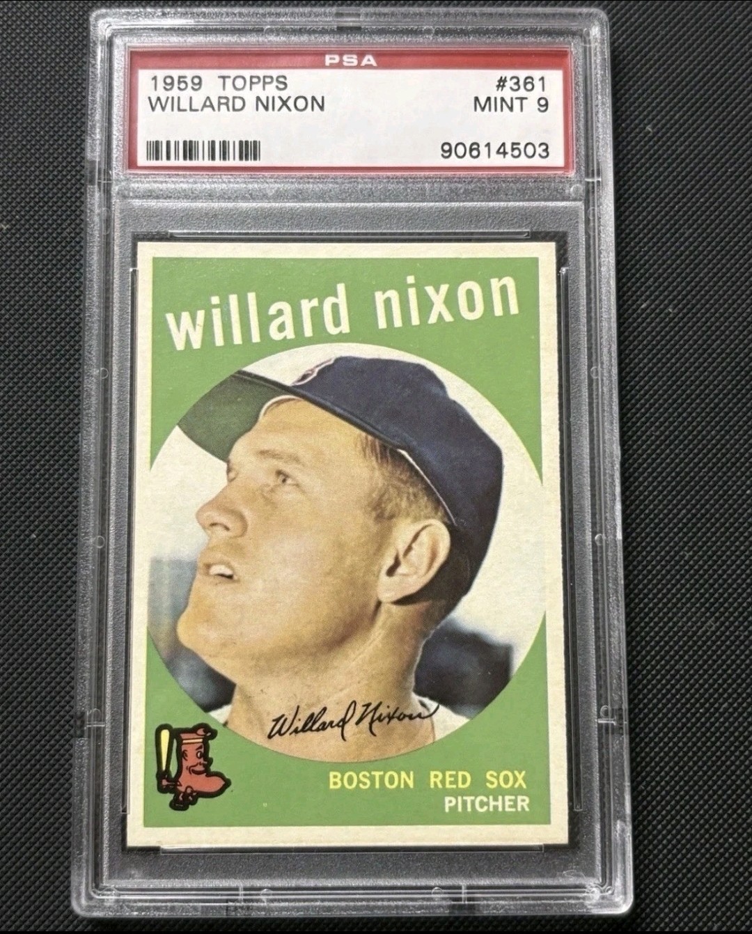 1959 Topps TOPPS Red #361 Willard Nixon front
