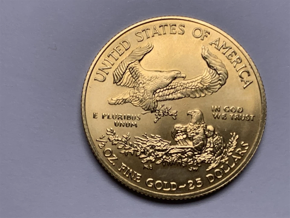 2015 1/2 oz $25 American Gold Eagle Coin - Image 2 of 2