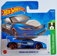 Hot Wheels - Nissan Leaf Nismo RC_02 - Race Car - Hw Green Speed 2022 - HCX89